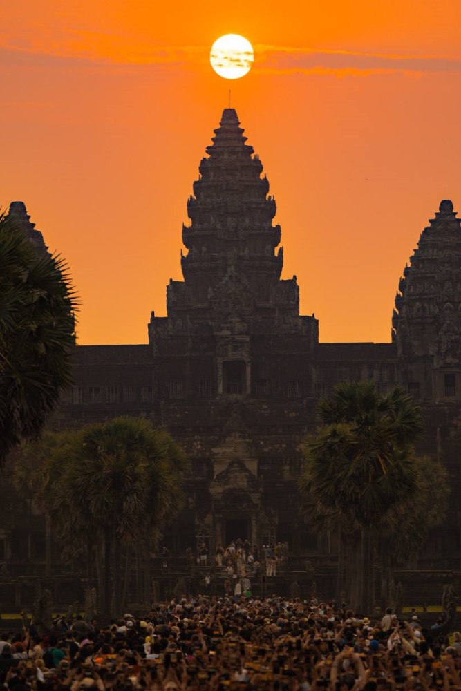 Sunrise at Angkor Wat Temple